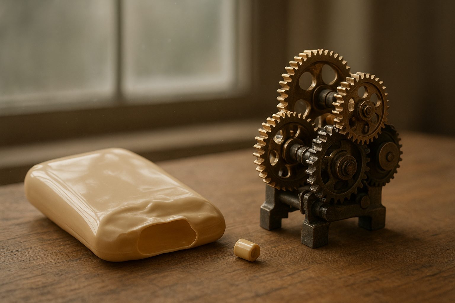 Two illustrated products reacting differently when their model connection is removed
